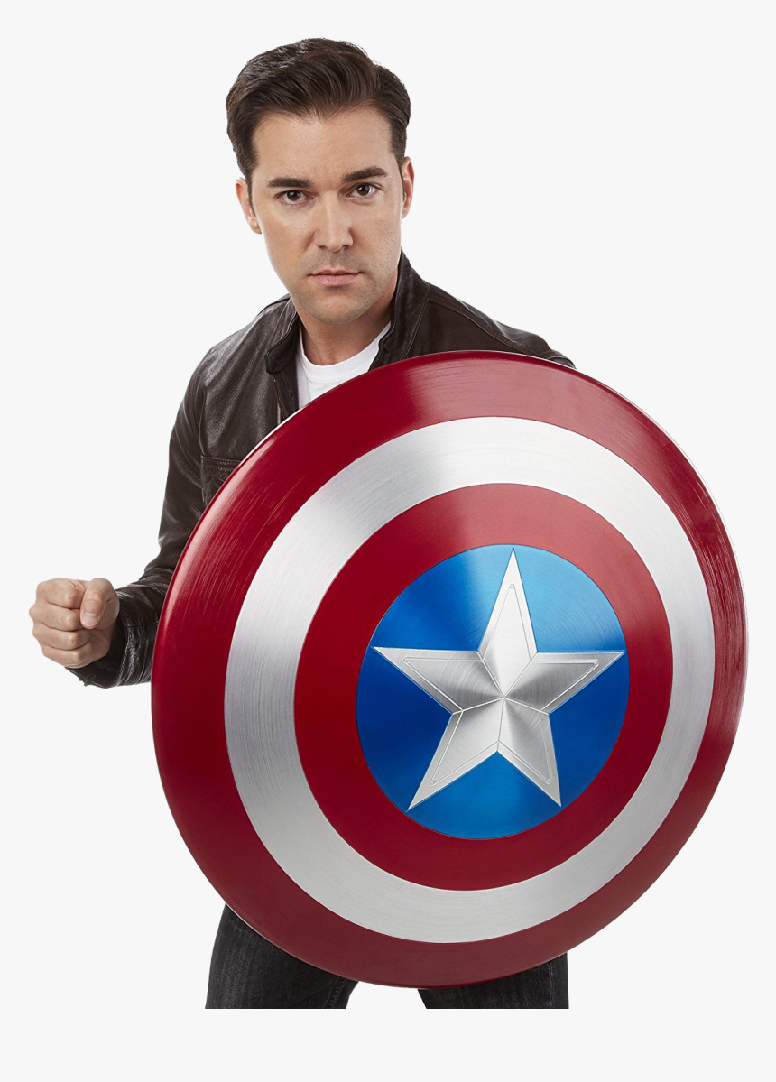 Captain America Png File - Bouclier Captain America Metal, Transparent Png, Free Download