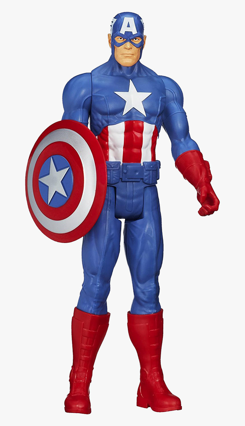 Captain America Png Free Download - Hasbro Marvel Captain America, Transparent Png, Free Download