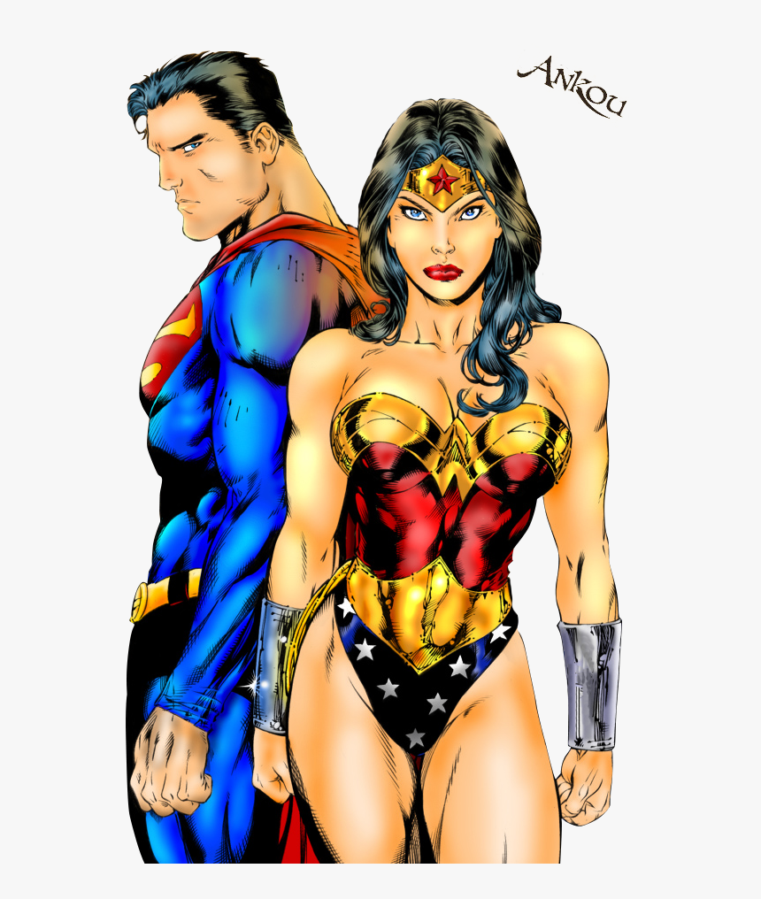 Batman Wonder Woman Super Man, HD Png Download, Free Download