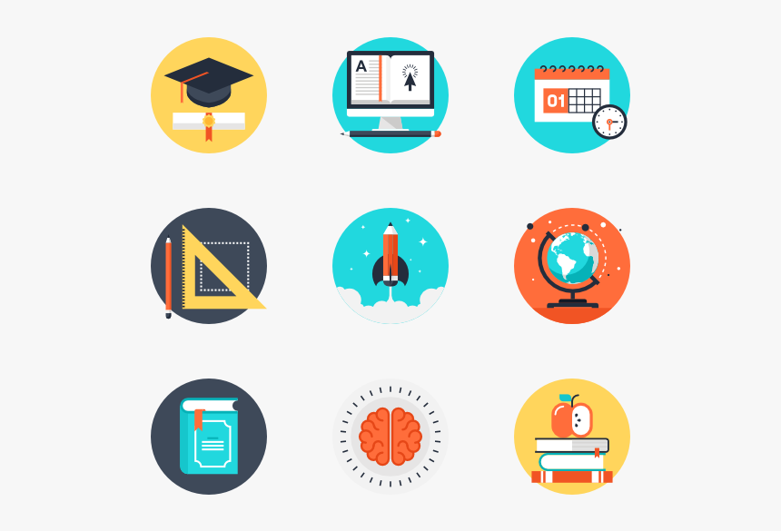 Back To School - Graphic Design Flat Icon, HD Png Download, Free Download