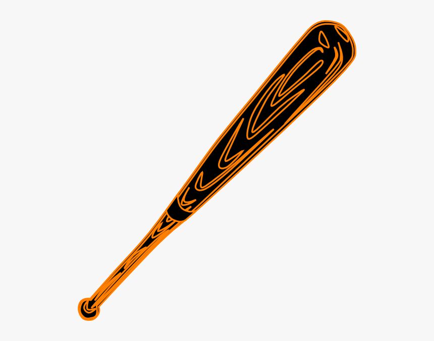 Baseball Bat Svg Clip Art Clkerm Vector Clip Art - Baseball Bat Art Png, Transparent Png, Free Download