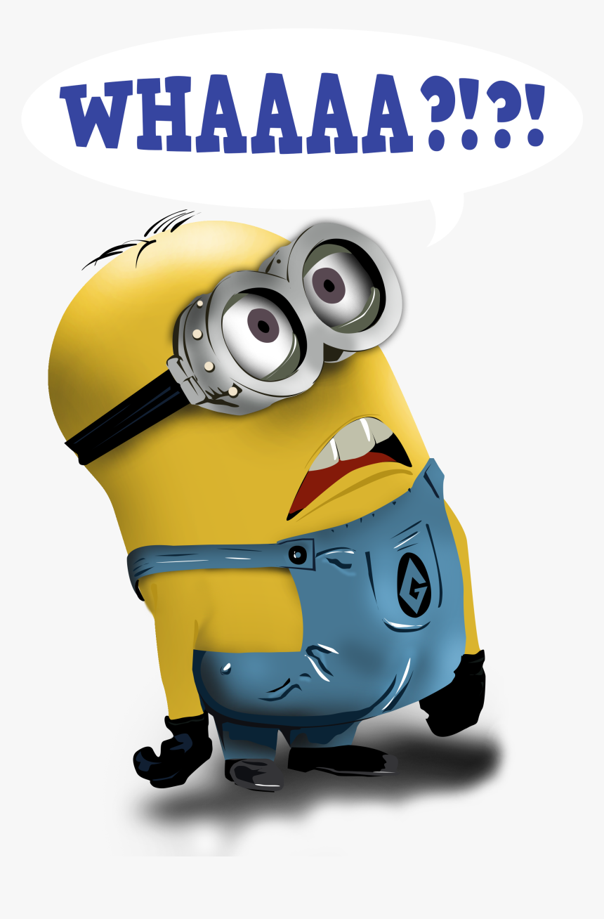 Collection Of Free Minions - Confused Minion, HD Png Download, Free Download