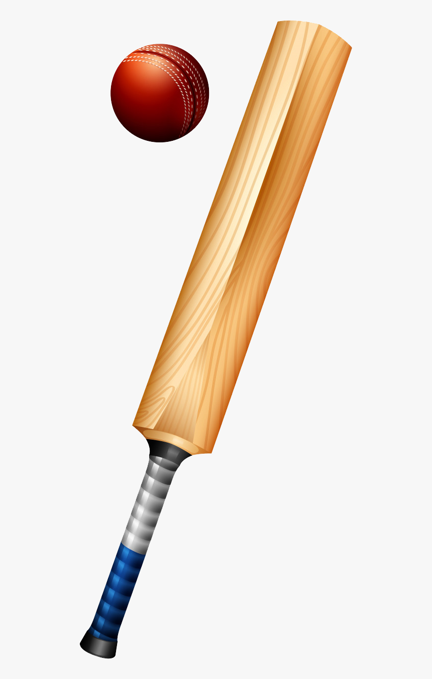 Cricket Bat Ball Clipart, HD Png Download, Free Download