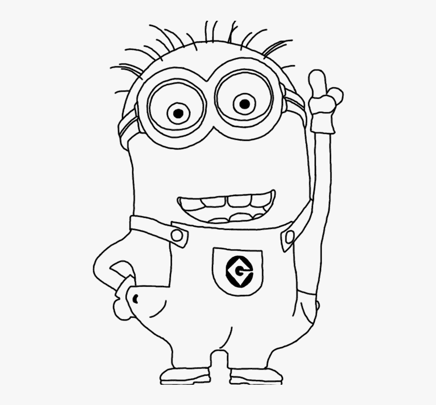 Free Coloring Pages Of Jerry The Minion Printable Coloring Pages Minion Hd Png Download Kindpng
