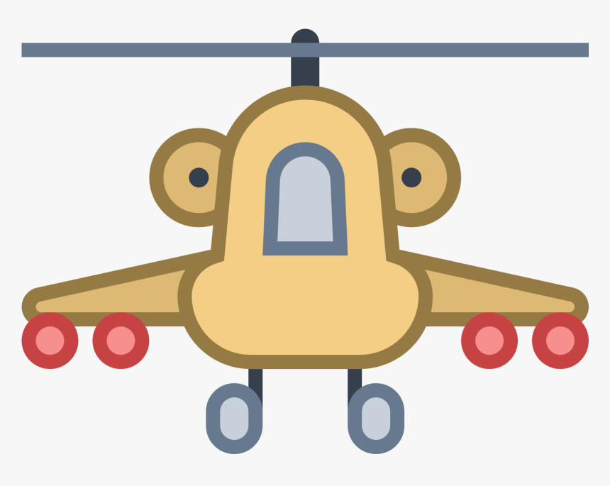 Clipart Freeuse Airplane Around The World Clipart - Helicopter, HD Png Download, Free Download