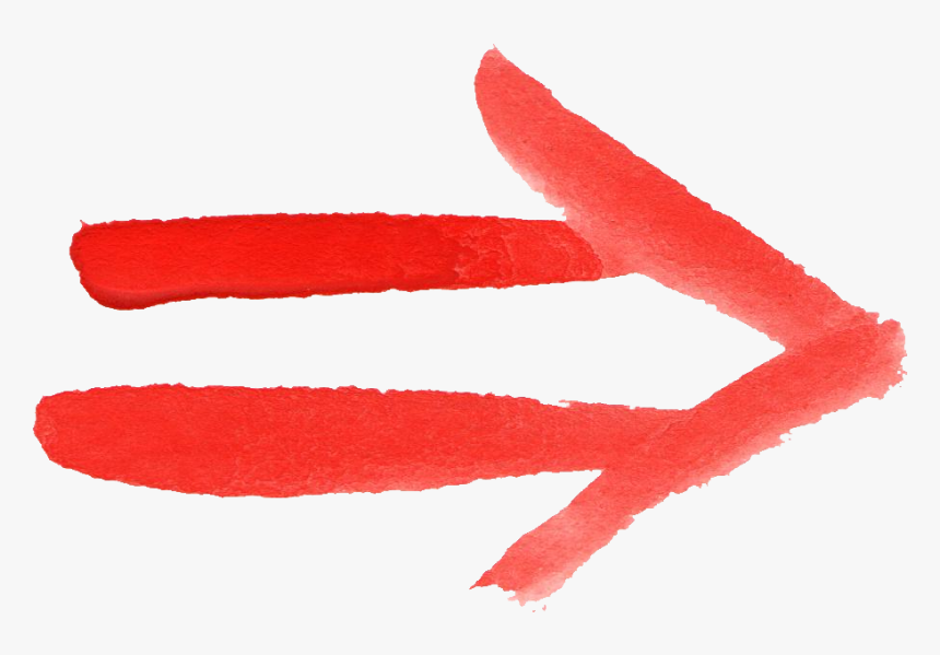 Transparent Red Arrow - Paint Stroke Png Arrow, Png Download, Free Download