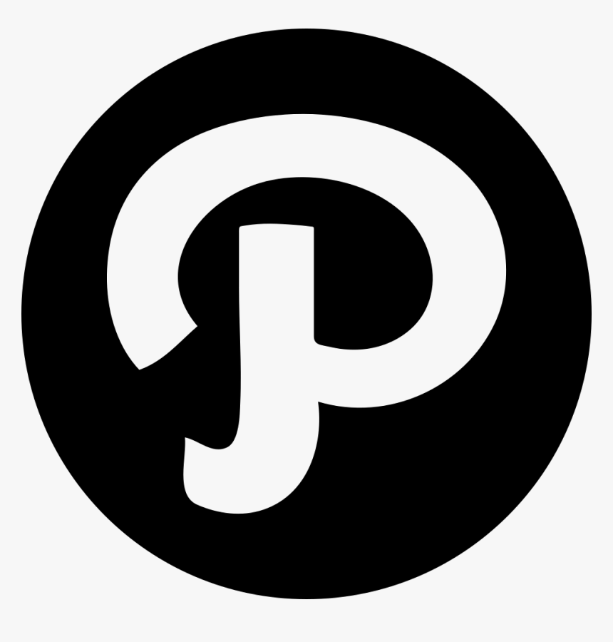 Pinterest Letter Logo In A Circle - U Turn Road Sign, HD Png Download, Free Download