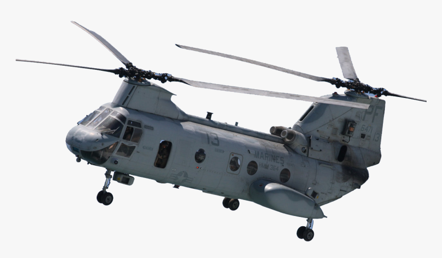 Clip Art Ch46 Helicopter - Ch46 Chinook, HD Png Download, Free Download