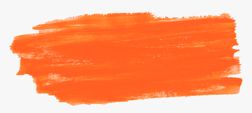 Her Brain On Digital Png Royalty Free Library - Orange Brush Stroke Png, Transparent Png, Free Download