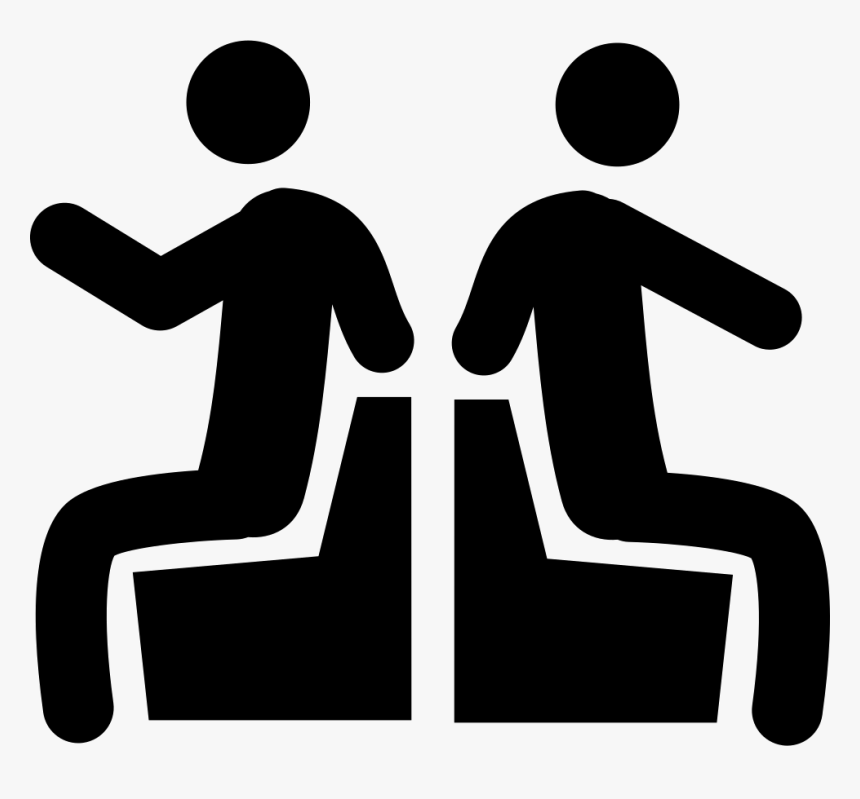 People Sitting Icon Png, Transparent Png, Free Download