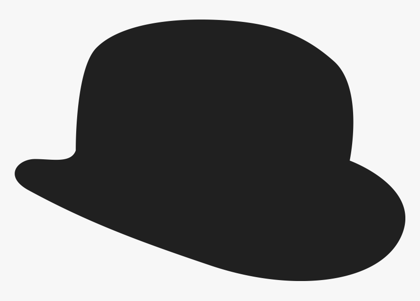 Top Hat Png Silhouette - Bowler Hat Clipart Png, Transparent Png, Free Download