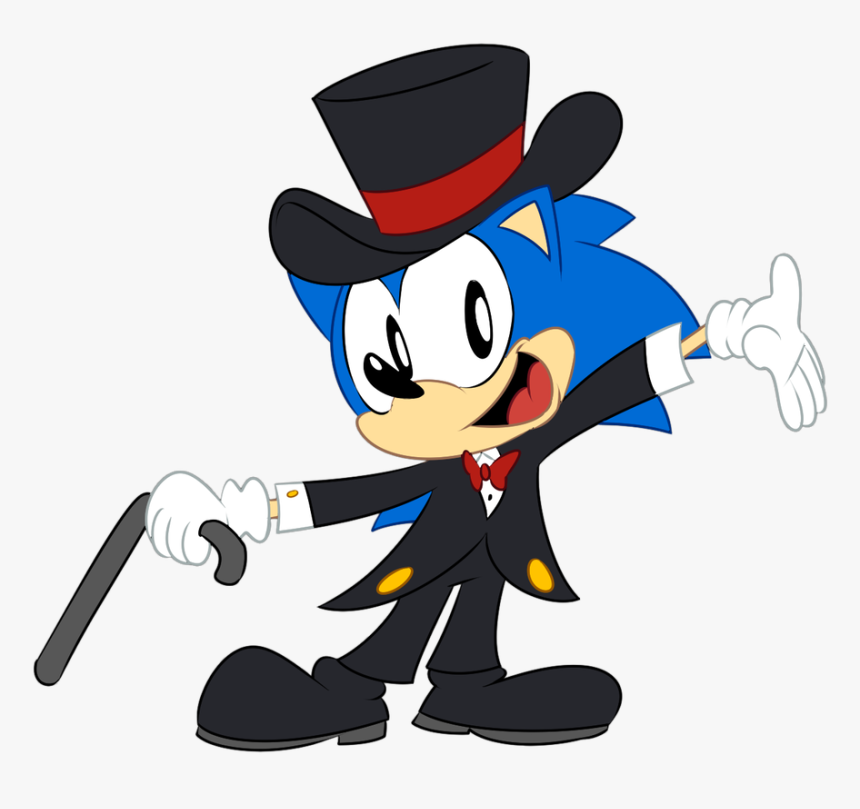 Usa Clipart Top Hat - Sonic The Hedgehog Usa Clipart, HD Png Download, Free Download