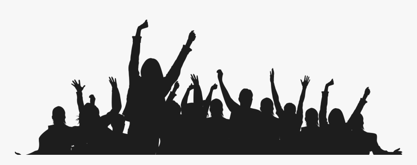 Party Png Download - Hands In The Air Silhouette, Transparent Png, Free Download