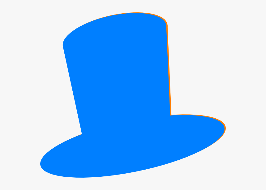 Top Hat Blue Hat Clip Art At Vector Clip Art - Blue Top Hat Clipart, HD Png Download, Free Download