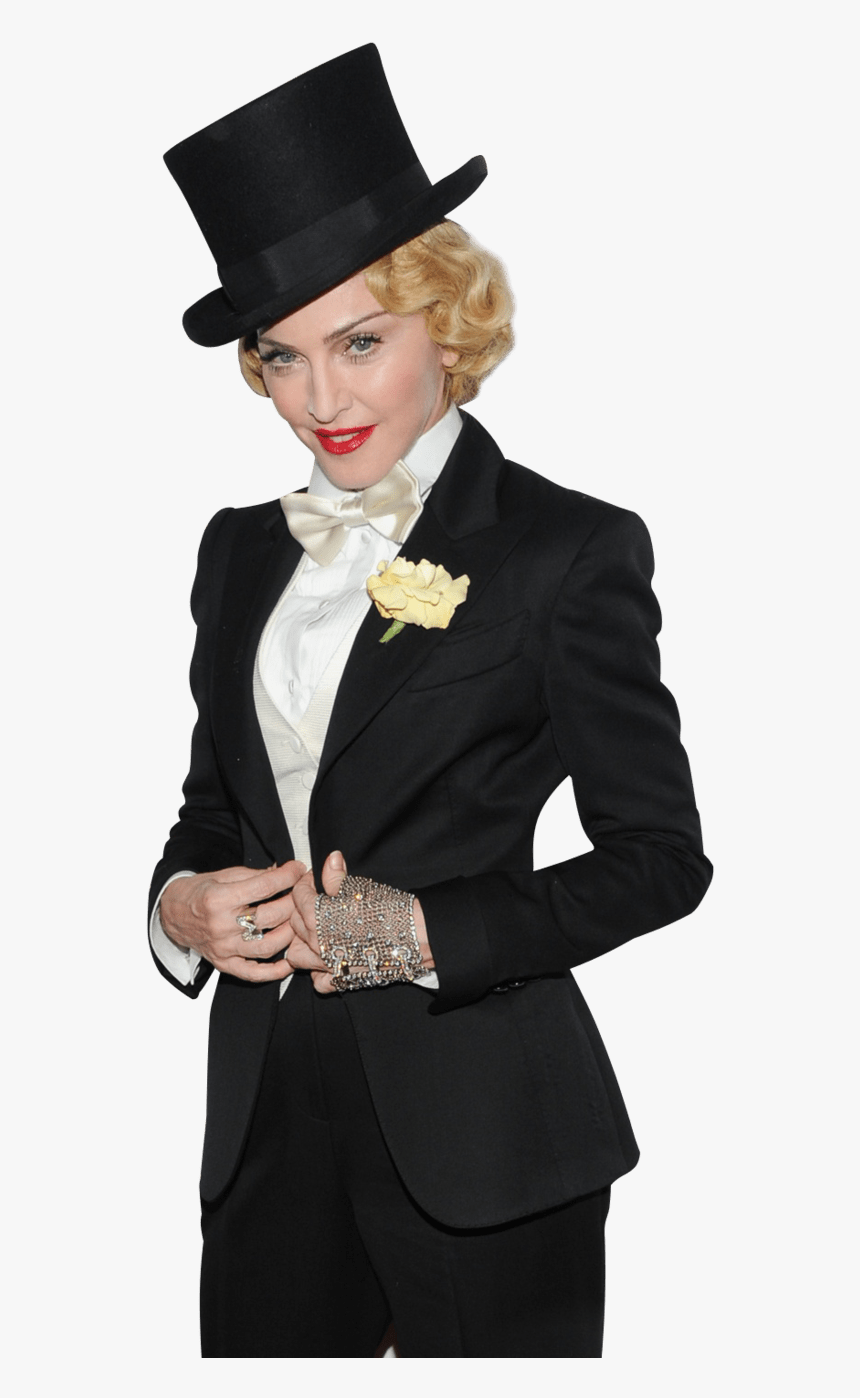 Madonna Top Hat - Madonna Png, Transparent Png, Free Download