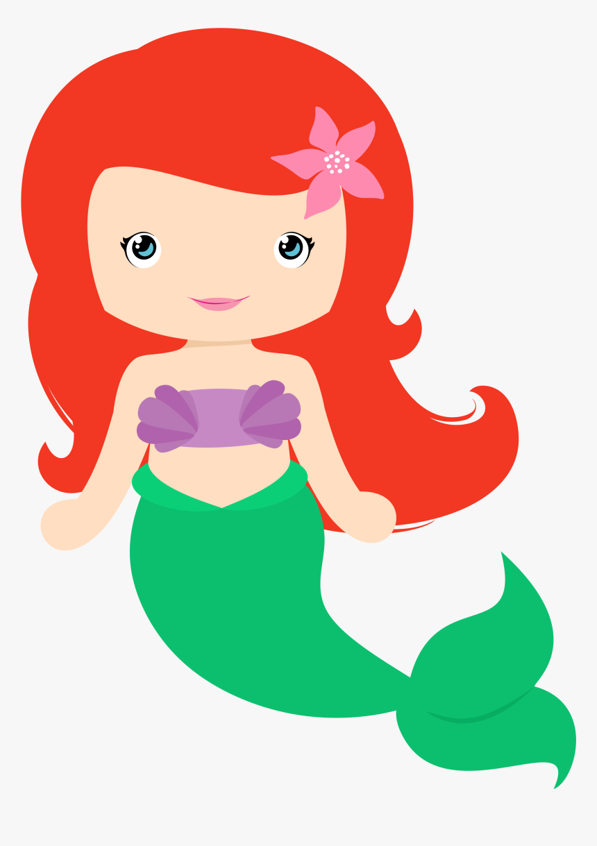 Ariel Vector Mermaid Cartoon Transparent Png Clipart - Cartoon Mermaid, Png Download, Free Download