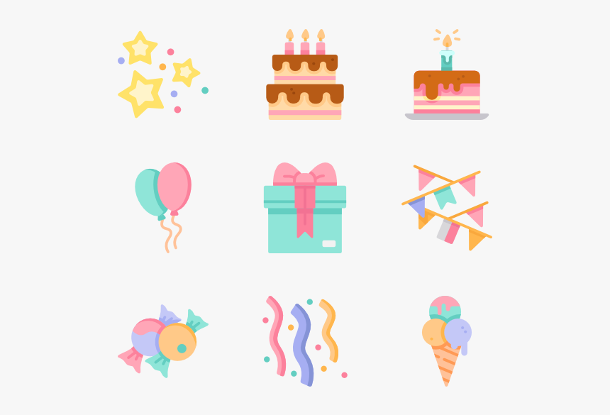 Birthday - Spring Cute Vector Png, Transparent Png, Free Download