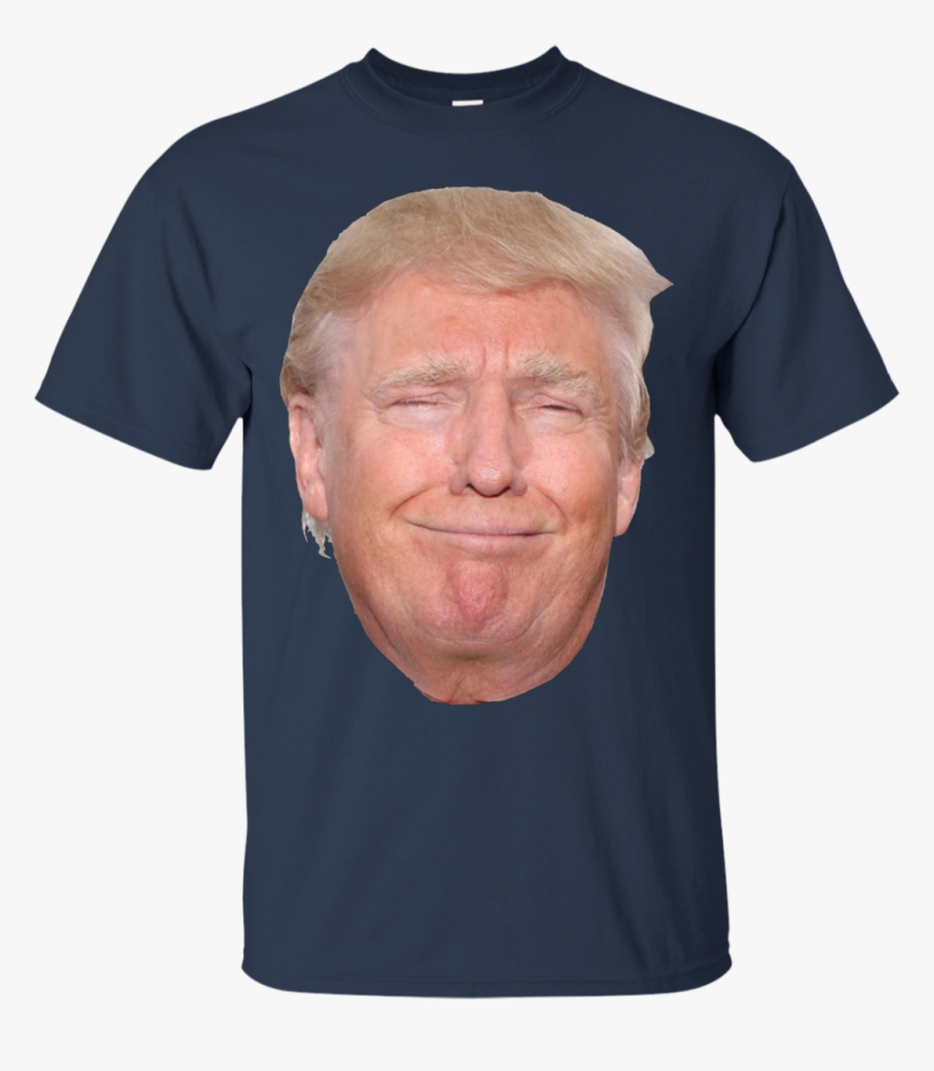 Donald Trump Head Funny Smiling Face T-shirt - Chicago Bears Shirts Dad, HD Png Download, Free Download