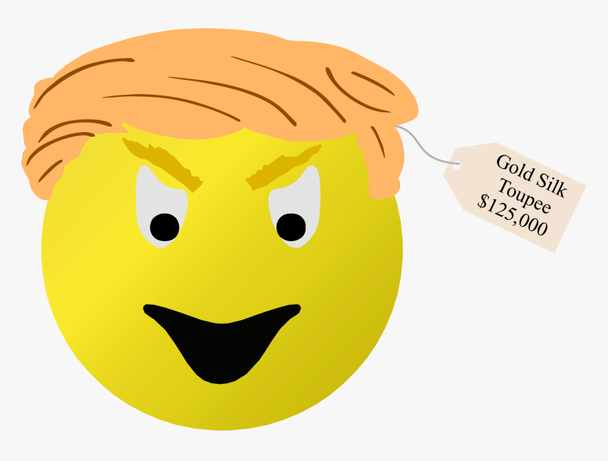 Trump Smiley Clip Arts - Donald Trump Smiley Face, HD Png Download, Free Download
