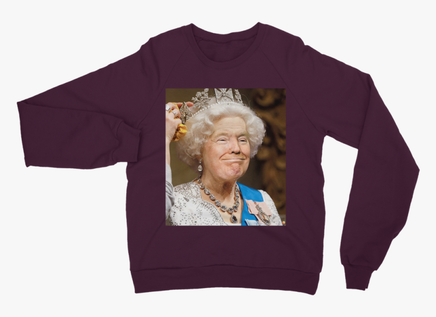 Donald Trump And Queen Elizabeth Face Swap ﻿classic - T Shirt Queen Elizabeth, HD Png Download, Free Download