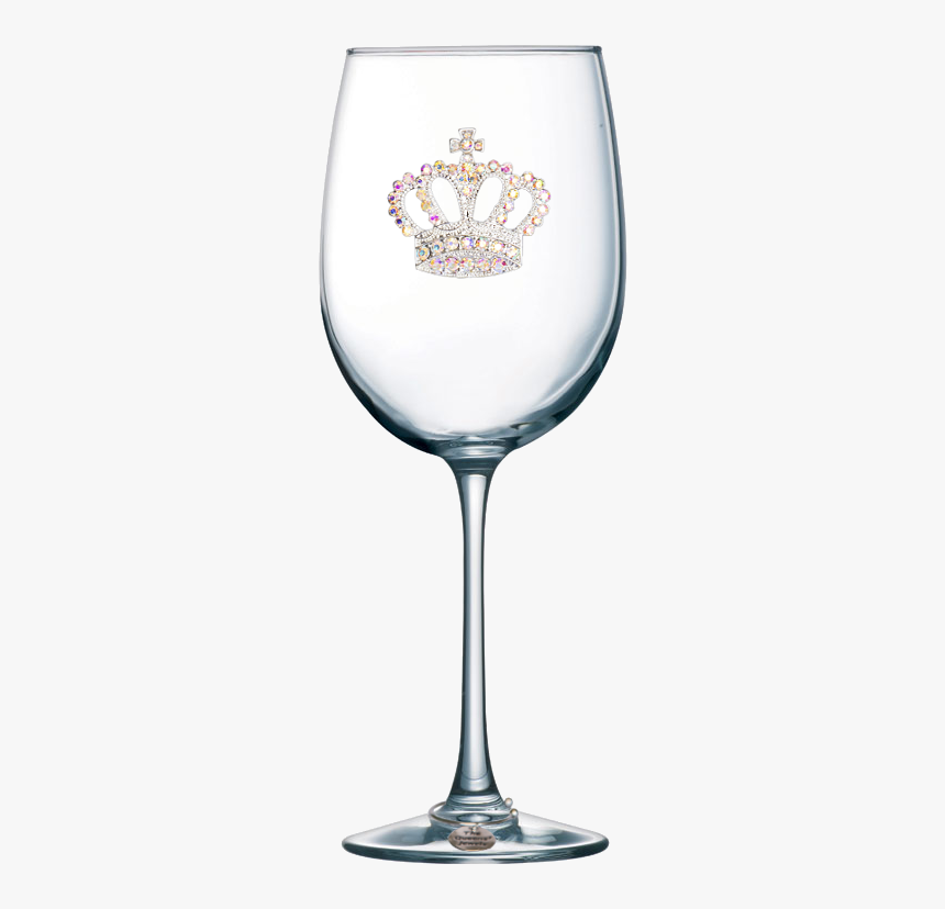 Ab Crown Jeweled Stemmed Glass - It's Wine O Clock Glas, HD Png Download, Free Download