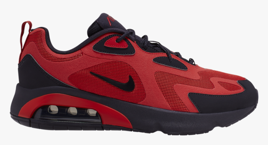 Nike Air Max 200 Red Black Aq2568-600 Release Date - Air Max 200 Red And Black, HD Png Download, Free Download