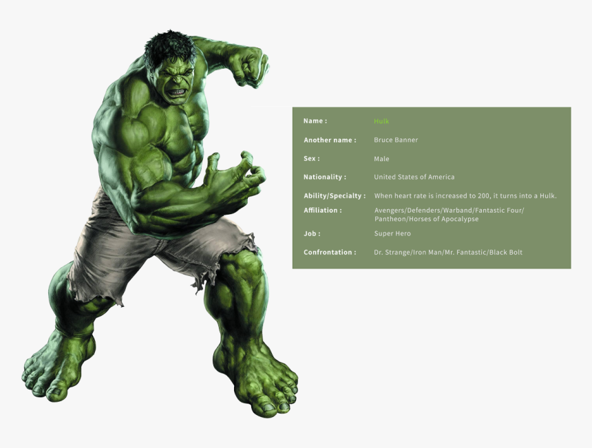 Avengers , Png Download - Hulk Png, Transparent Png, Free Download
