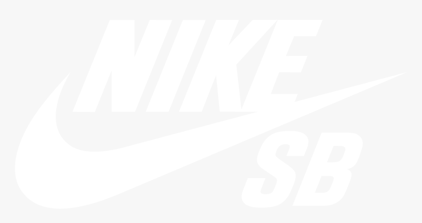 Nike Logo Clipart Blank - Nike Sb Logo White, HD Png Download, Free Download