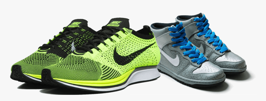 Nike Flyknit Racer Volt, HD Png Download, Free Download