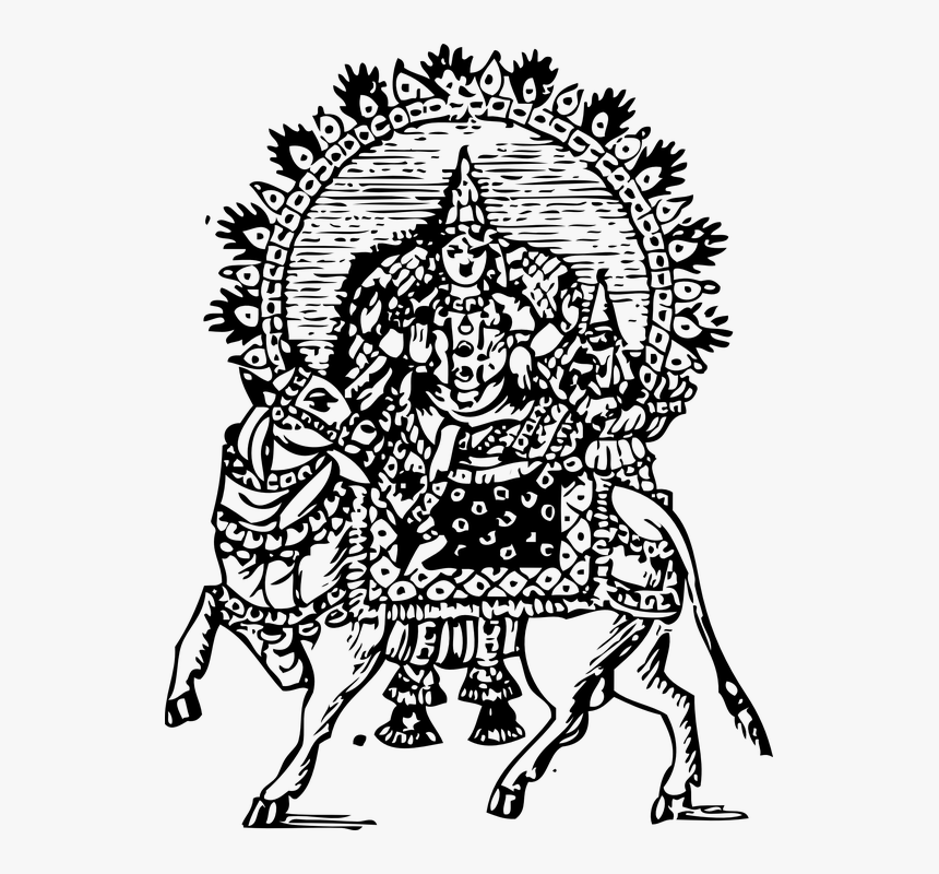 Shiva, Siva, Lord, Bull, Ride, Celestial, Vehicle - Shiva, HD Png Download, Free Download