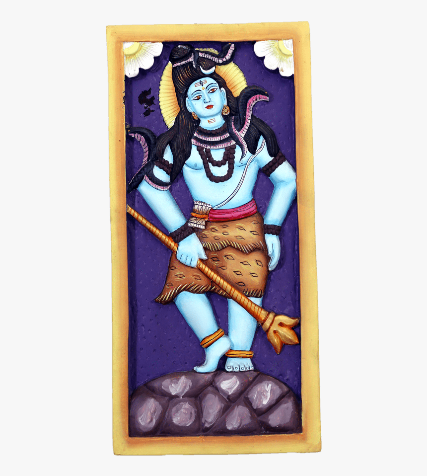 Wall Hanging Lord Shiva - Cartoon, HD Png Download, Free Download