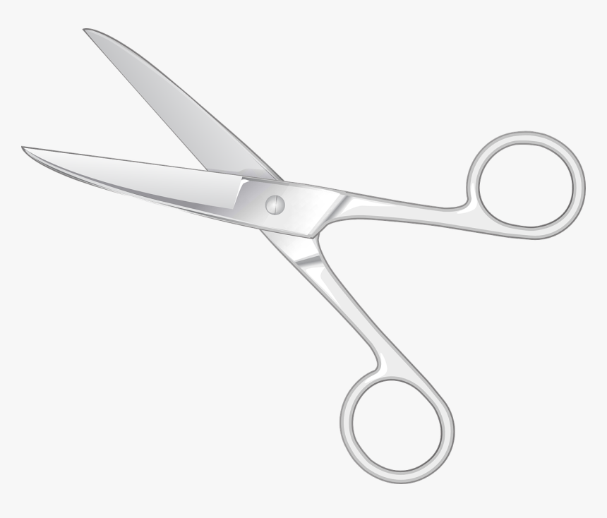 White Scissor Png, Transparent Png, Free Download