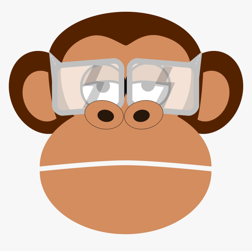 Eye Protection Monkey Clip Arts - Mono Clipart, HD Png Download, Free Download