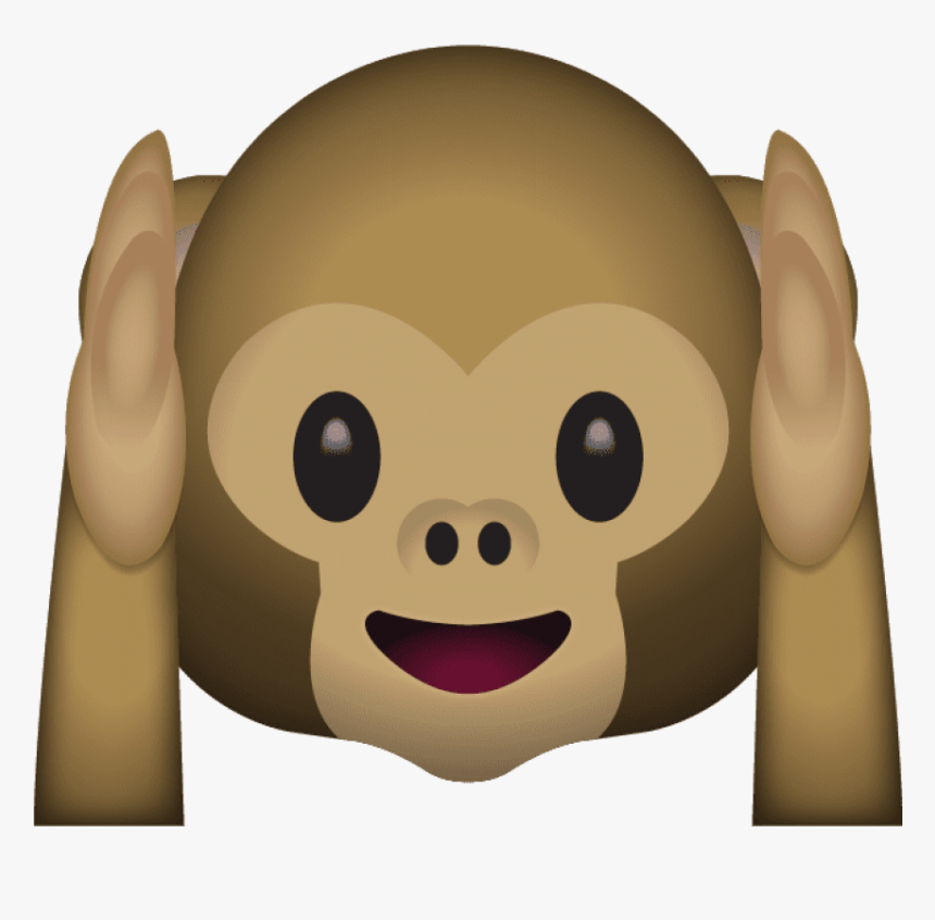 Monkey Emoji Png - Monkey Emojis Png, Transparent Png, Free Download