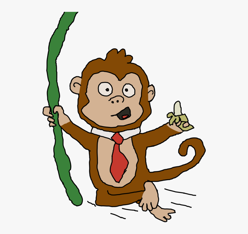 Primate,old World Monkey,new World Monkey - Cartoon, HD Png Download, Free Download