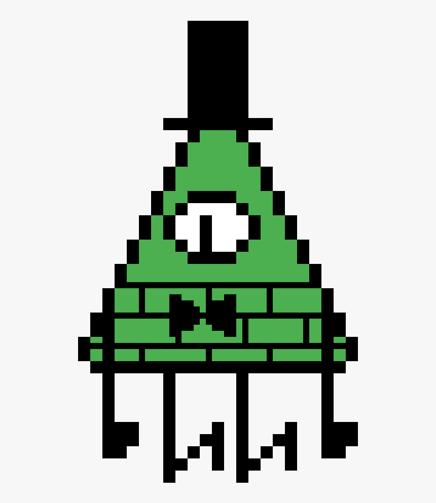 Pixel Art Bill Cipher, HD Png Download, Free Download