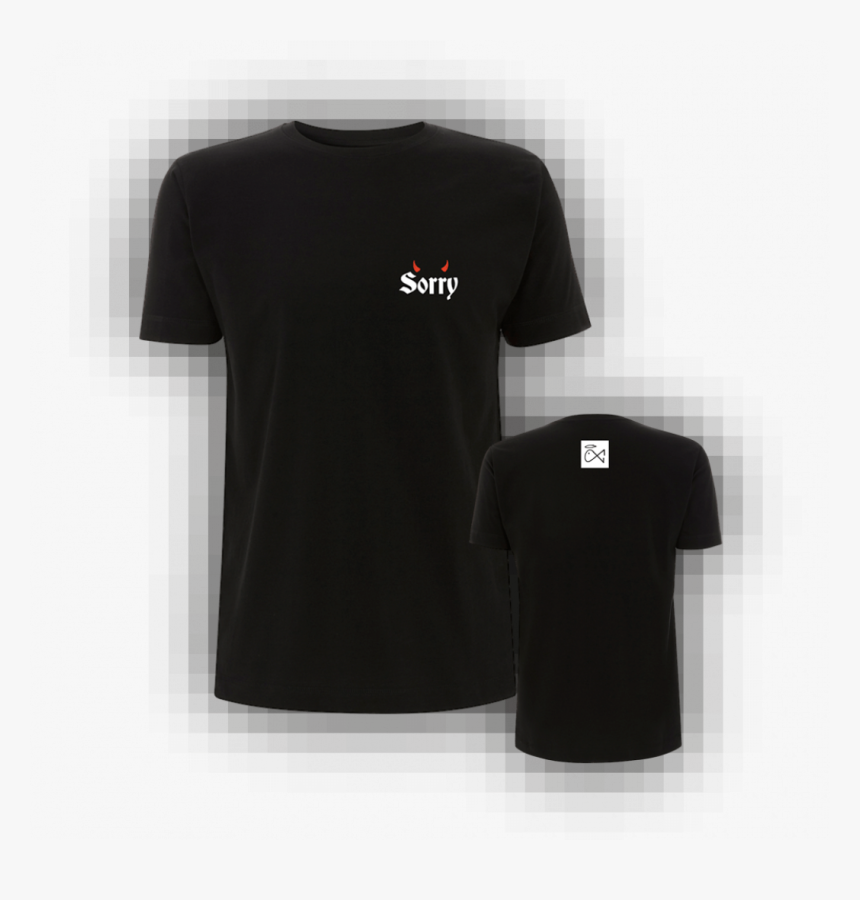 Devil Horns Black Tee - Active Shirt, HD Png Download, Free Download