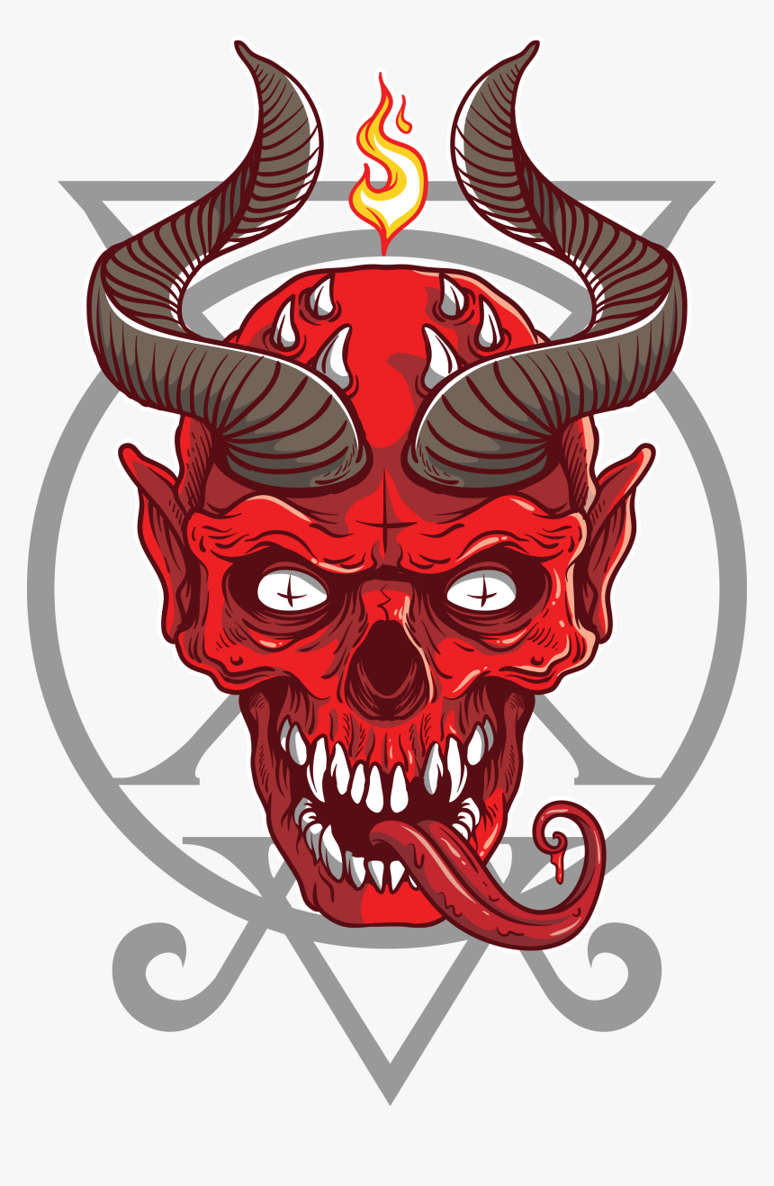 Diablo Png - Demon Great Horns, Transparent Png, Free Download