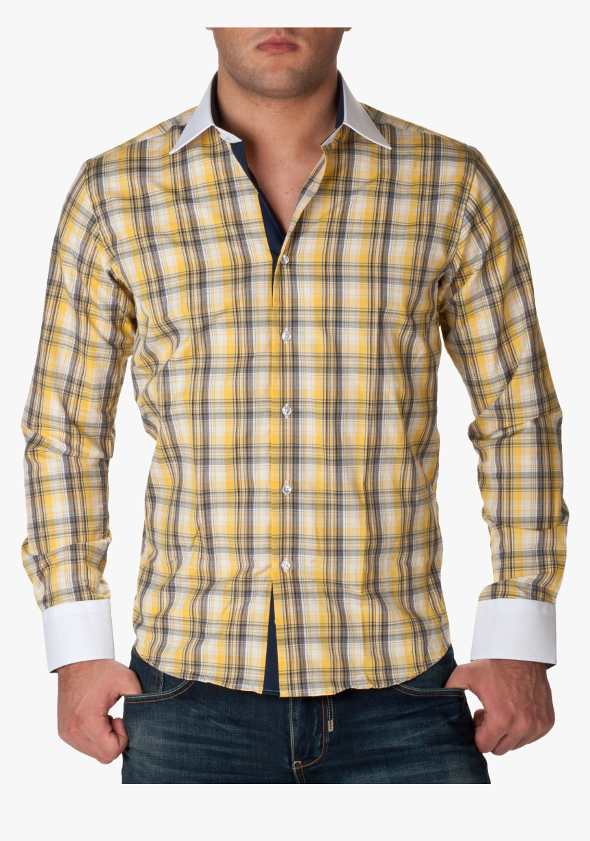 Check Full Dress Shirt Yellow Png Image - Shirt Png, Transparent Png, Free Download