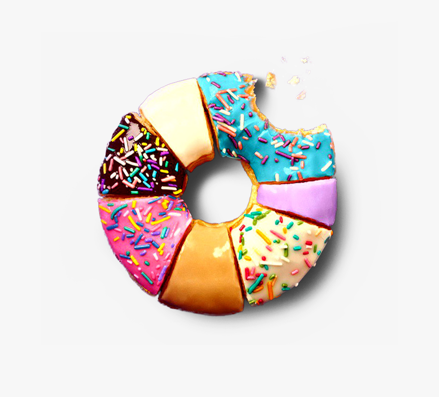 Transparent Donut Clip Art - Donut With Transparent Background, HD Png Download, Free Download