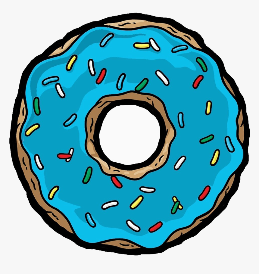 Donut Beautiful Coffee And Donuts Transparent Png - Blue Donuts Clip Art, Png Download, Free Download