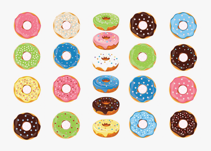 Donut Donuts Clipart Graphics Example Image Transparent - Donuts Clipart, HD Png Download, Free Download