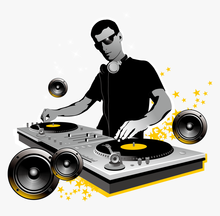 Disc Jockey Dj Mixer Nightclub - Dj Mixer Dj Logo Png, Transparent Png, Free Download