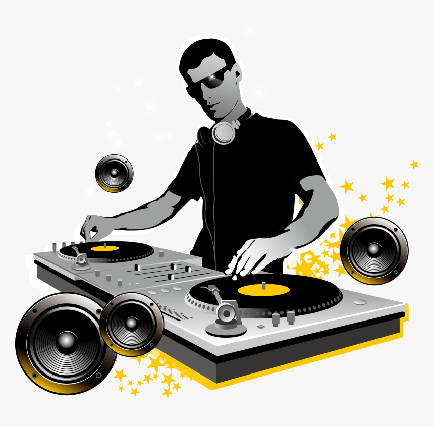 Disc Jockey Dj Mixer Nightclub - Dj Mixer Dj Logo Png, Transparent Png -  kindpng