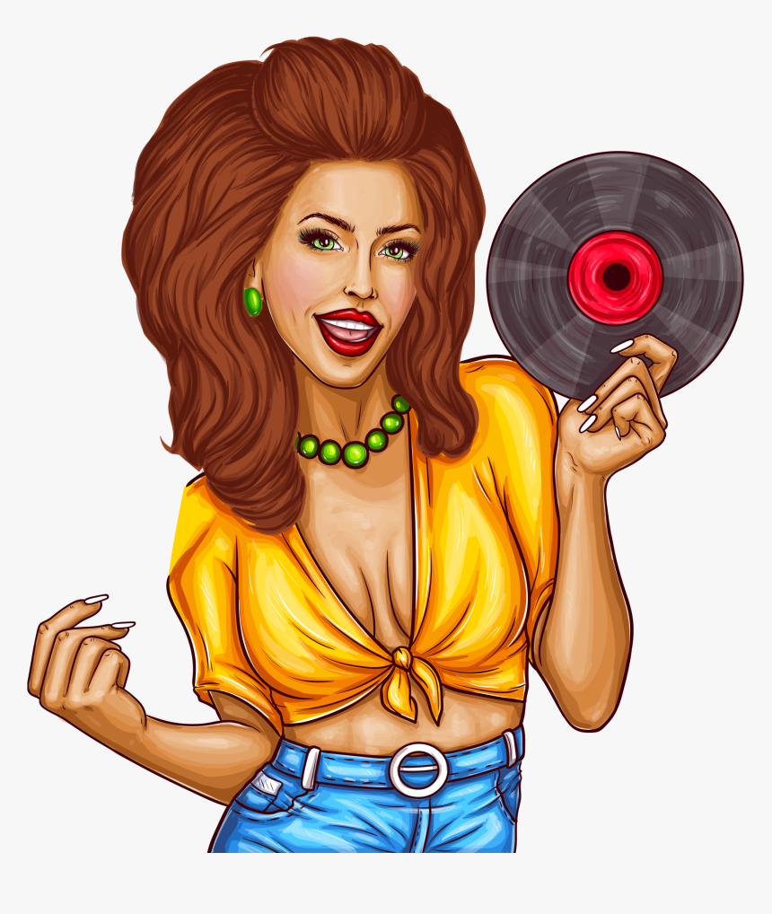 Dj Girl Png Image Free Download Searchpng - Transparent Png Dj Girl Png, Png Download, Free Download