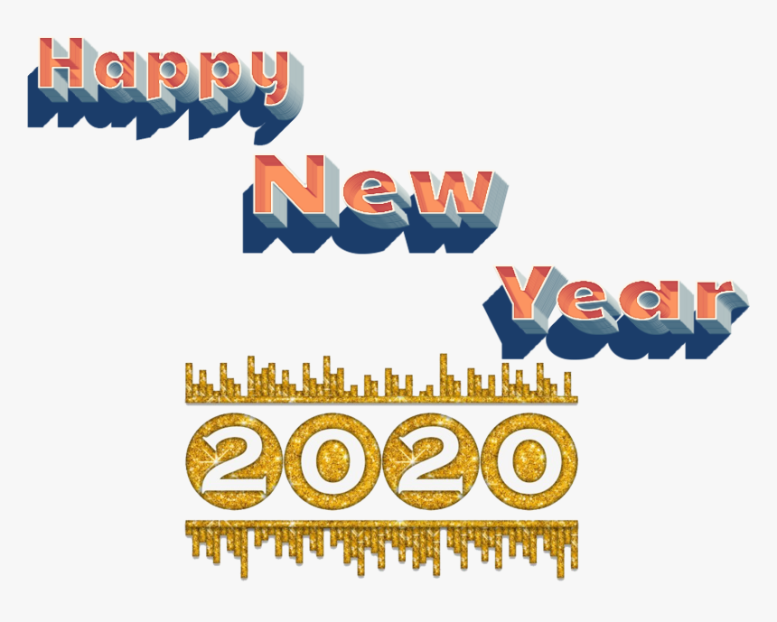 Happy New Year Png Image 2020 Png Image - Graphic Design, Transparent Png, Free Download