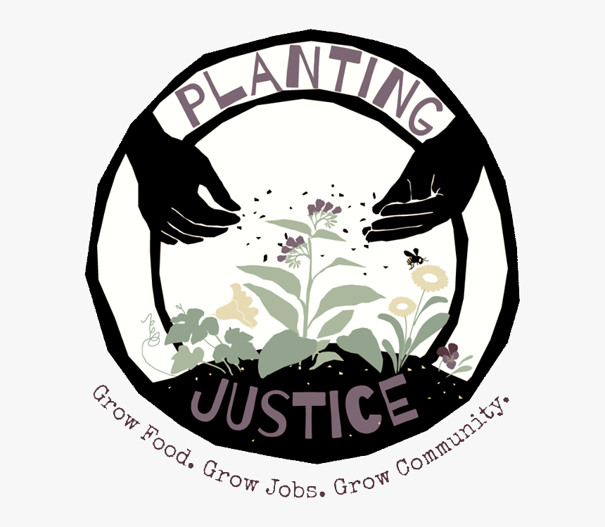 Pjlogo White Interior - Planting Justice, HD Png Download, Free Download