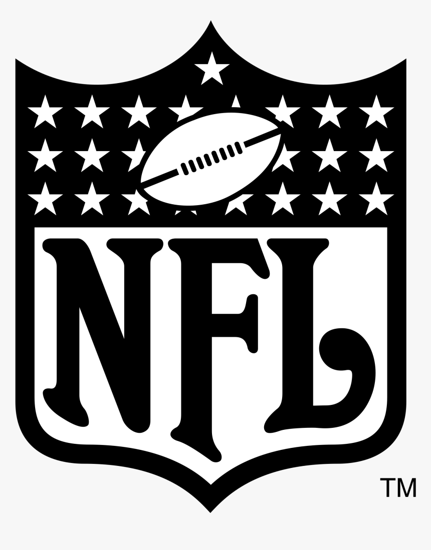 Nfl Logo Black And White Png, Transparent Png, Free Download