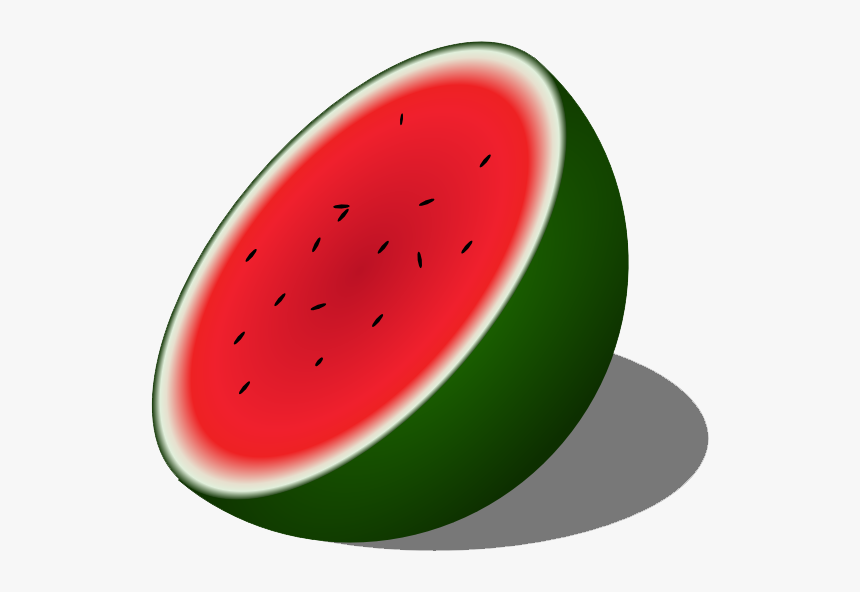 Watermelon Png Clipart - Half Of A Watermelon, Transparent Png, Free Download