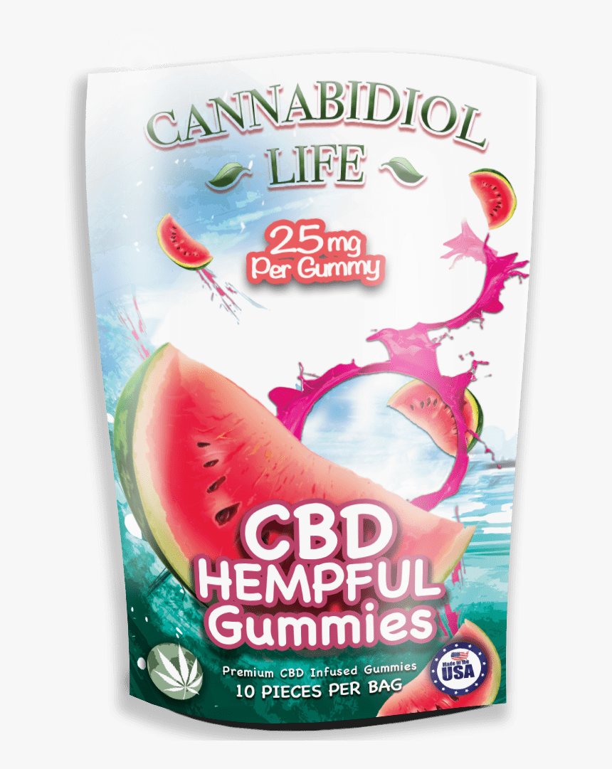 Hempful Gummies Watermelons - Watermelon, HD Png Download, Free Download